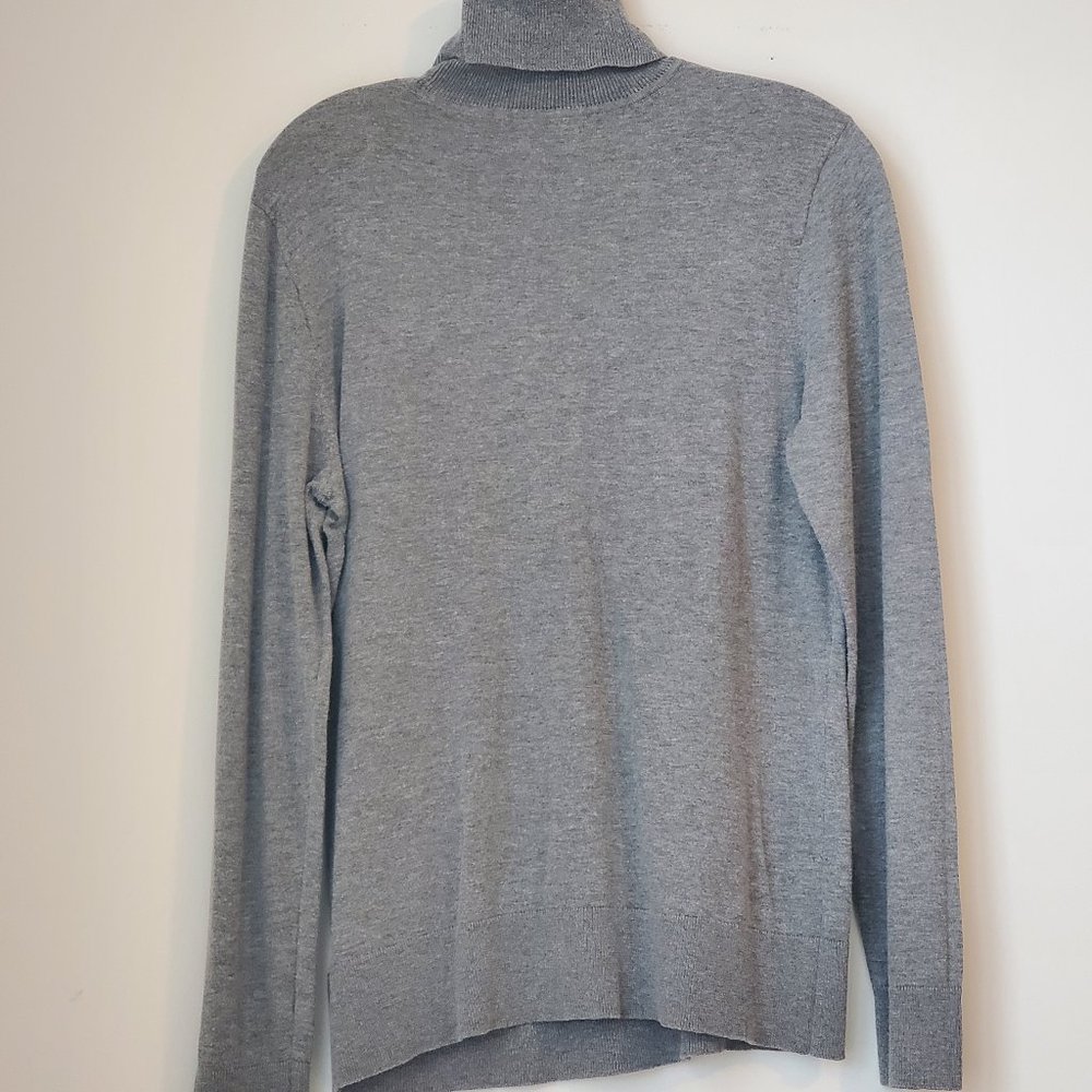 CHAPS WOMENS TURTLENECK NAVY BLUE SIZE L NWT